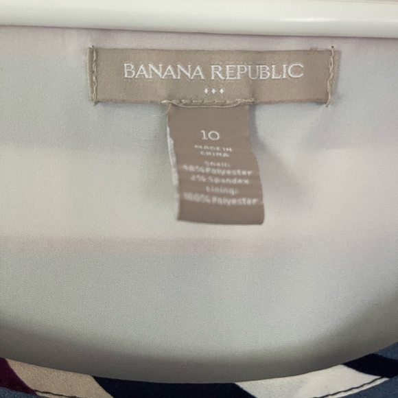 Stripe Knee Length Dress with belt/sash Nautical - Picture 2 of 2